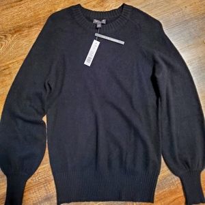 Black cashmere sweater